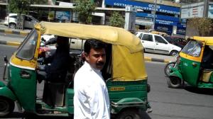 our taxi driver in Delhi